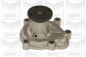 Помпа води Opel Astra F/G 1.7TDS/DTI 92-00/Corsa B/Combo 1.7D 94-01 (R/B)(7 лоп)(d центр.шківа=26mm) GRAF PA664 (фото 1)