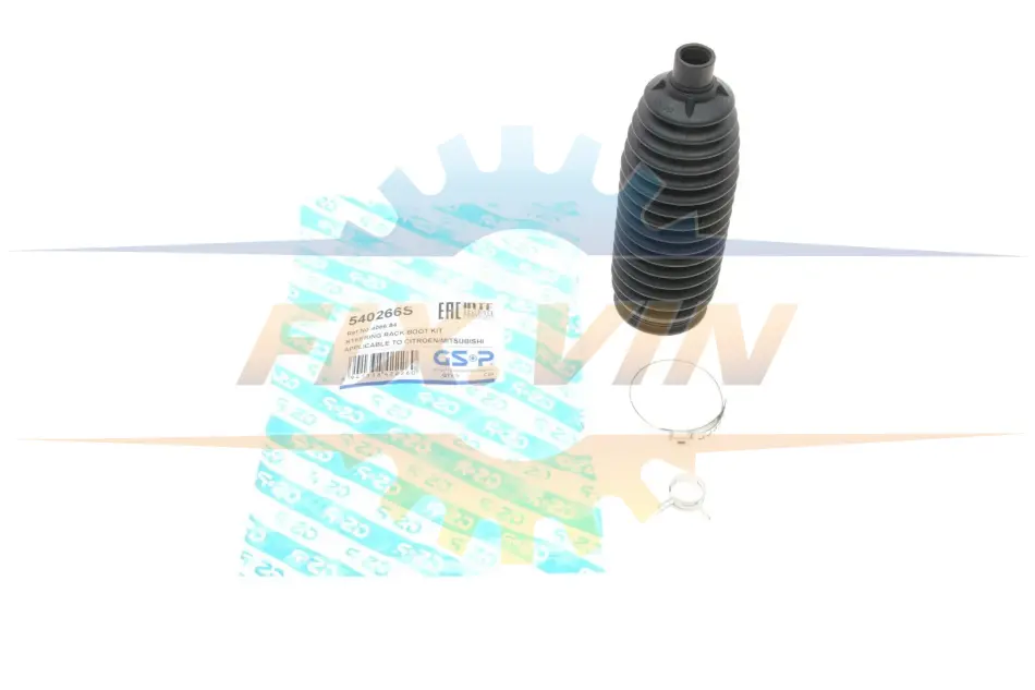 Пильник рейки рульової Peugeot 4007/Citroen C Crosser 07-13 (14x47x175) GSP 540266S (фото 1)