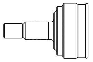 ШРКШ (ШРУС) зовн. Renault Clio III-IV/Twingo/Modus 1.2-1.5dCi 05- (23/28z/49mm) GSP 850112 (фото 1)