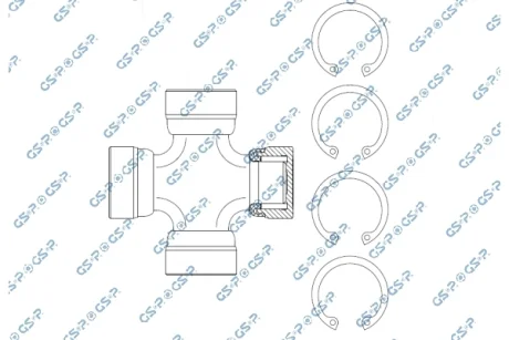 Хрестовина кардана MB Sprinter/VW LT 96- (27.03x76) GSP UJ900188