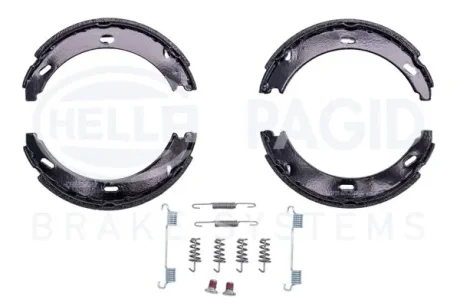 HELLA DB Щоки ручного гальма DB203 (164*20) з кріпленням. HELLA PAGID 8DA355050431