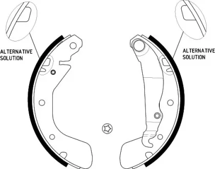 HELLA OPEL щоки гальмівні ASTRA, CORSA 92- (200*28) HELLA PAGID 8DB355001291