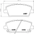 HELLA HONDA гальмівні колодки передн.Civic 06- HELLA PAGID 8DB355006911 (фото 1)