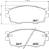 HELLA HYUNDAI колодки гальмівні передн. Kia Rio 05-, Accent 06- HELLA PAGID 8DB355006951 (фото 1)