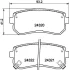 Гальмівнi колодки дискові зад. Hyundai Accent I20/I30/Ix35/Sonata/Kia CeeD/Rio/Sportage 1.2-3.3 05- HELLA PAGID 8DB 355 006-961 (фото 1)