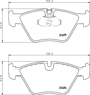 Колодки гальмівні дискові комплект; передн. HELLA PAGID 8DB355007961