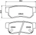 HELLA HYUNDAI гальмівні колодки задн.Tucson,Sonata,Santa Fe 01-,Kia Magentis,Sportage HELLA PAGID 8DB355009971 (фото 1)