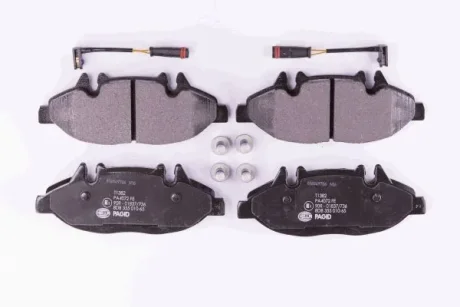 Колодки гальмівні дискові комплект. передн. HELLA PAGID 8DB355010651
