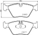 Колодки гальмівні дискові комплект. передн. HELLA PAGID 8DB355010711 (фото 1)