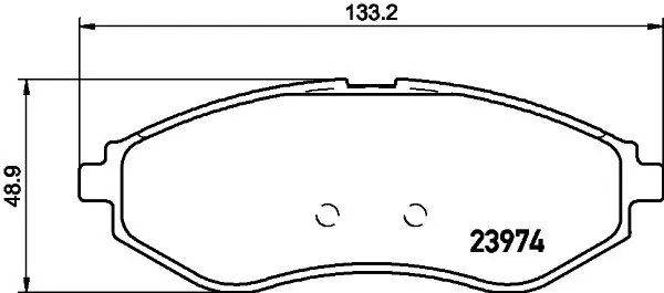 Гальмівні колодки дискові перед. Chevrolet Aveo/Daewoo Kalos 02- HELLA PAGID 8DB 355 011-251 (фото 1)