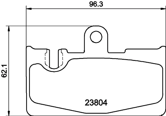 HELLA TOYOTA гальмівні колодки задн.Lexus LS (FE) 430 00- HELLA PAGID 8DB355011661 (фото 1)