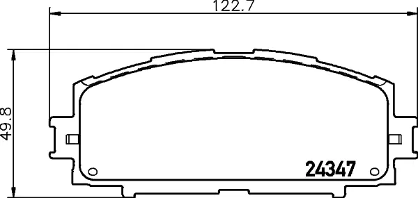 Автодеталь HELLA PAGID 8DB355012361 (фото 1)