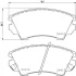 Гальмівні колодки дискові перед. Opel Insignia 08- (середина диска 321mm)/(17") HELLA PAGID 8DB 355 013-041 (фото 1)