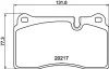 Гальмівнi колодки дисковi Landrover Range Rover 4.2 05- HELLA PAGID 8DB 355 013-201 (фото 1)