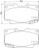 Гальмівні колодки пер. Hilux 01- HELLA PAGID 8DB355013-481 (фото 1)