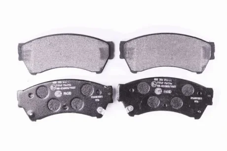 Гальмівні колодки перед. Mazda 6 1.8, 2.0 MRZ 07- HELLA PAGID 8DB 355 013-761