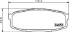 Гальмівні колодки зад. Toyota Land Cruiser 08- (advics) HELLA PAGID 8DB355013-771 (фото 1)