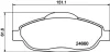 Гальмівні колодки дискові перед. Peugeot 308 1.2-2.0D 09.07-08.16 HELLA PAGID 8DB 355 013-911 (фото 1)