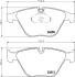 Гальмівні колодки дискові перед. BMW 3 (E90/E90N) 320d 05-/X1 (E84) 09- HELLA PAGID 8DB 355 013-931 (фото 1)