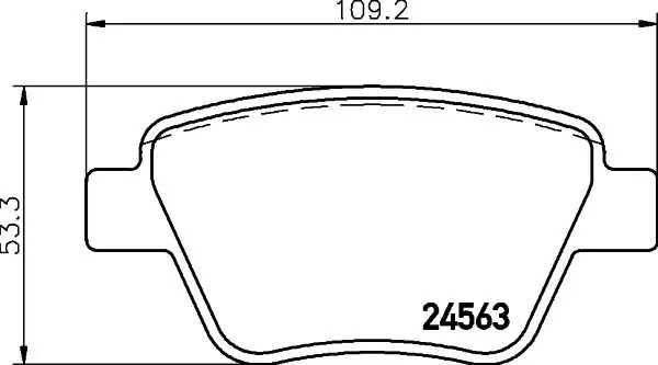 Гальмівні колодки зад. Audi A3/Seat Leon/Skoda Octavia, Superb, Yeti / VW Golf VI, Scirocco HELLA PAGID 8DB 355 014-021 (фото 1)