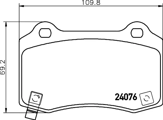 Автодеталь HELLA PAGID 8DB355014211 (фото 1)