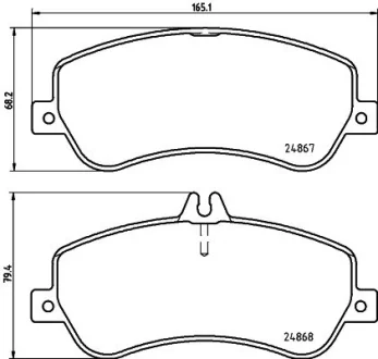 Колодки гальмівні дискові комплект. передн. HELLA PAGID 8DB355014221