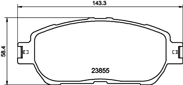 Автодеталь HELLA PAGID 8DB355014441 (фото 1)