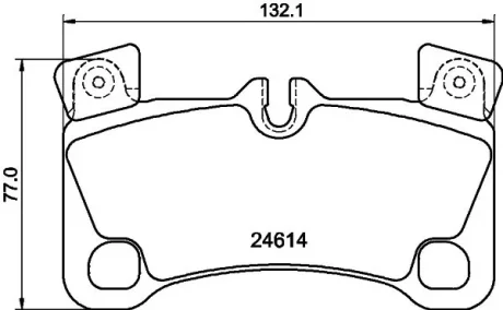 Гальмівні колодки дискові зад. Audi Q7/Porsche Cayenne/VW Touareg 3.0Tdi-6.0W12 08.04- HELLA PAGID 8DB 355 014-631