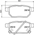 Гальмівні колодки зад. Toyota Corolla/Yaris 05- HELLA PAGID 8DB355014-991 (фото 1)