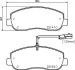 Гальмівні колодки дискові перед. Opel Movano Renault Master III 2.3Dci/2.3Cdti 05.10- HELLA PAGID 8DB 355 015-291 (фото 1)