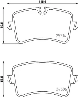 HELLA VW гальмівні колодки задн.Audi A6/7 11- HELLA PAGID 8DB355016061