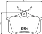 Колодки гальмівні дискові комплект. задн. HELLA PAGID 8DB355019911 (фото 1)