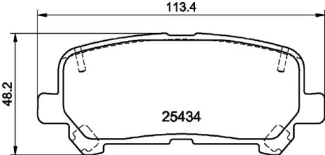 Автодеталь HELLA PAGID 8DB355020601