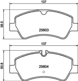Гальмівні колодки зад. Transit (V348) 12- (RWD) HELLA PAGID 8DB355020-721