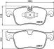 HELLA CITROEN колодки гальмівні передні BERLINGO 1.2-1.6 18-, OPEL, FIAT, PEUGEOT, TOYOTA HELLA PAGID 8DB355020931 (фото 1)