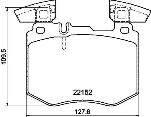 Автодеталь HELLA PAGID 8DB355039981 (фото 1)