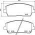 Гальмівні колодки дискові перед. Hyundai Santa Fe Kia Sorento 2.0D/2.2D/2.4 01.15- HELLA PAGID 8DB 355 040-011 (фото 1)