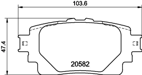 Автодеталь HELLA PAGID 8DB355040121