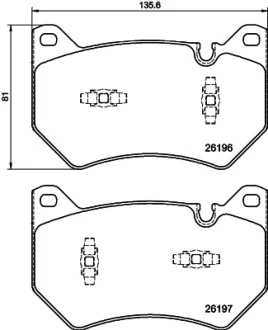 Автодеталь HELLA PAGID 8DB355040151