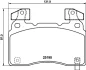 8DB355040471 Комплект гальмівних накладок, дискове гальмо HELLA PAGID 8DB 355 040-471 (фото 1)