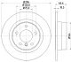 Гальмівний диск задн. BMW 1 (E81) 3 (E90) 1.6-2.0 05-12 HELLA PAGID 8DD 355 111-301 (фото 4)