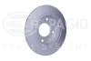 HELLA PRO MITSUBISHI гальмівний диск задн. COLT CZC VI 1.5 06, COLT VI 1.1, 1.3, 1.5 04-, SMART HELLA PAGID 8DD355111531 (фото 3)