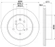 HELLA LEXUS гальмівний диск задн. GS 05- HELLA PAGID 8DD355112881 (фото 4)