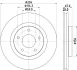 Гальмівний диск перед. Jeep Compass, Patriot 07-13 Dodge Avenger 08-13, Caliber 07-12, Chrysler Sebring 07-10 Mitsubishi Outlander 07-12, Lancer GT, GTS 08-13 HELLA PAGID 8DD 355 115-911 (фото 1)