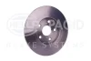 HELLA TOYOTA диск гальмівний задн. Avensis 09- HELLA PAGID 8DD355116121 (фото 3)