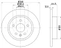 Гальмівний диск Chevrolet Aveo, Cruze, Trax Opel Astra J, Mokka 1.3D-2.0D 05.09- HELLA PAGID 8DD 355 116-581 (фото 4)