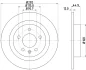 Гальмівний диск Opel Astra, Zafira, 10- HELLA PAGID 8DD 355 116-601 (фото 4)