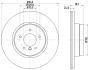 Диск гальмівний задній BMW X5 E70, X6 E71 04-14 HELLA PAGID 8DD 355 117-761 (фото 4)