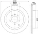 HELLA PRO LAND ROVER гальмівний диск задн. DISCOVERY IV, RANGE ROVER SPORT I HELLA PAGID 8DD355118781 (фото 4)