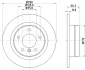 HELLA PRO BMW диск гальмівний задній 3 F20, 2/F22 HELLA PAGID 8DD355120231 (фото 4)